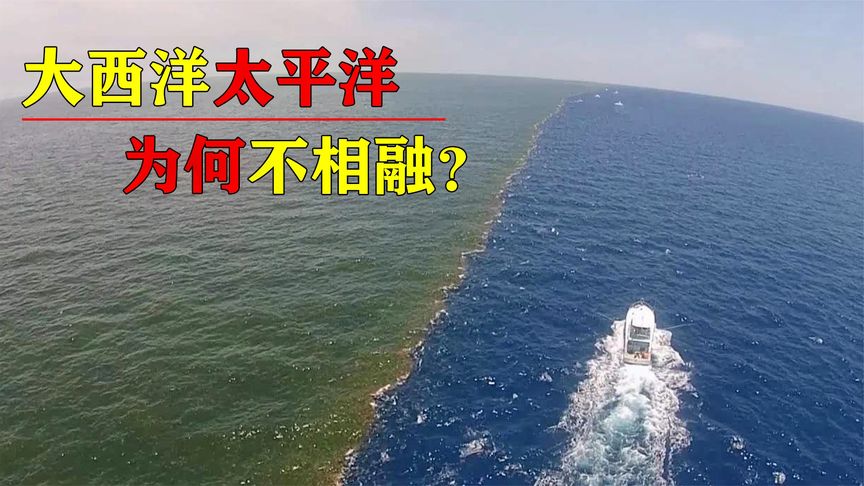 都是海水，太平洋水位比大西洋高出50厘米，它们为什么互不相融？