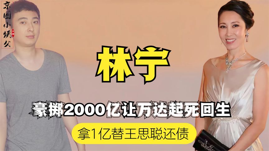 豪掷2000亿让万达起死回生，拿1亿替王思聪还债，林宁实力有多强