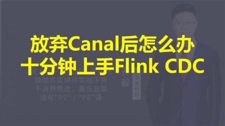 大数据技术之Flink CDC视频教程