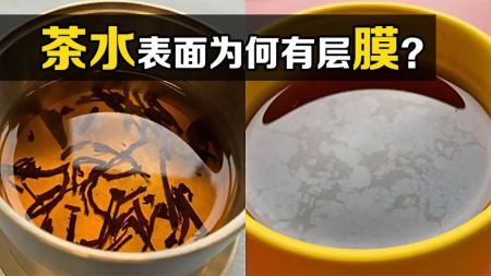 有趣的科学现象，为什么茶叶水放久了，表面会有一层“油膜”？