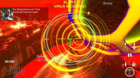 《纳米战机对抗疾病》游戏截图